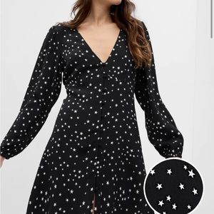 Star print a-line mini dress 14